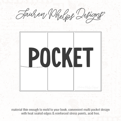 Pocket | Clear Soft Vinyl Notebook Cover | 3 sizes