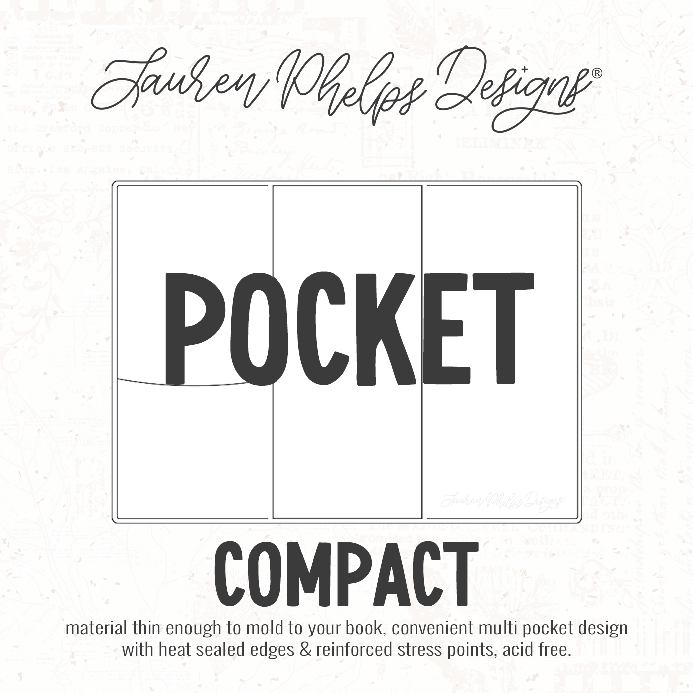 Pocket | Clear Soft Vinyl Notebook Cover | 3 sizes