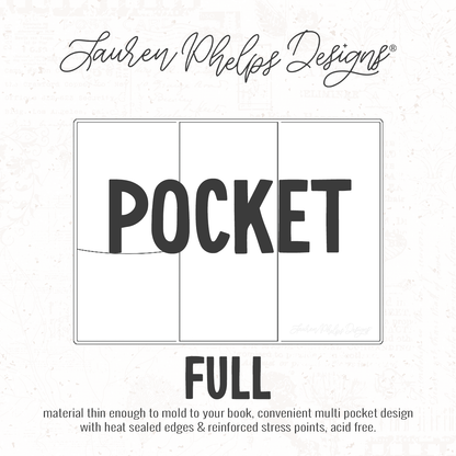 Pocket | Clear Soft Vinyl Notebook Cover | 3 sizes
