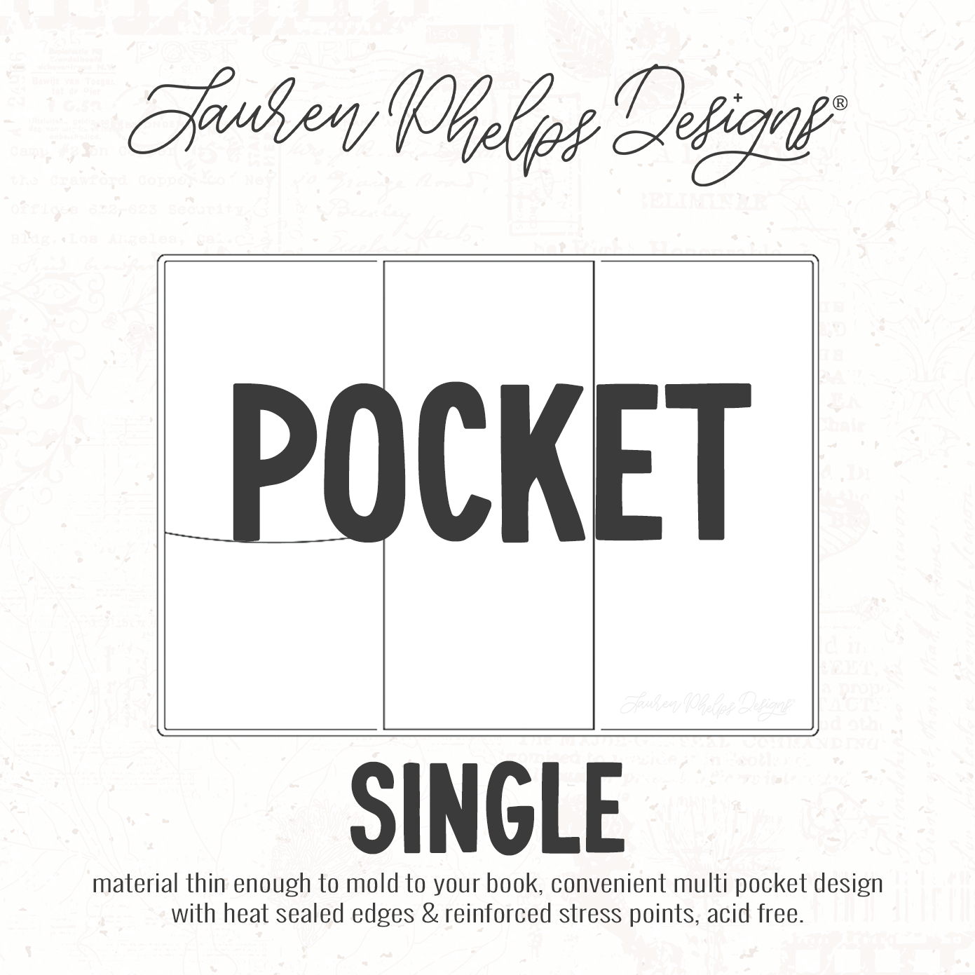 Pocket | Clear Soft Vinyl Notebook Cover | 3 sizes
