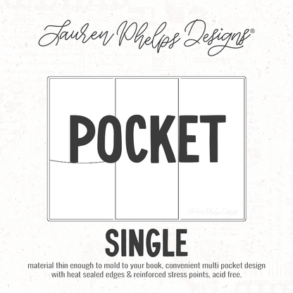 Pocket | Clear Soft Vinyl Notebook Cover | 3 sizes