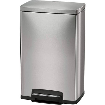 13-Gallon Kitchen Trash Can with Step Lid in Stainless Steel Finish | Kitchen [Metal] | Kitchen + Metal