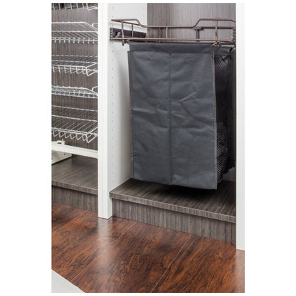 Pullout Canvas Hamper with Removable Laundry Bag