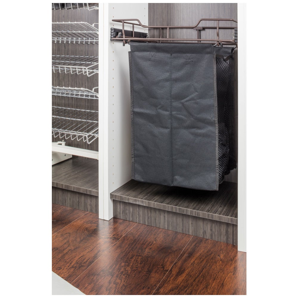 Pullout Canvas Hamper with Removable Laundry Bag