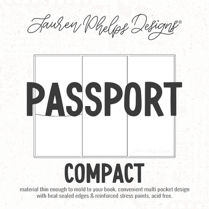 Passport | Clear Soft Vinyl Notebook Cover | 3 sizes