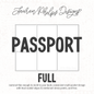 Passport | Clear Soft Vinyl Notebook Cover | 3 sizes