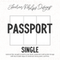Passport | Clear Soft Vinyl Notebook Cover | 3 sizes
