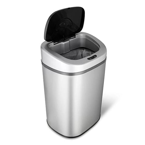Stainless Steel 21-Gallon Kitchen Trash Can with Motion Sensor Lid | Kitchen [Metal] | Kitchen + Metal