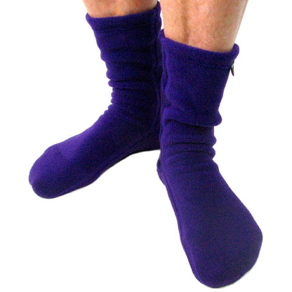 Polar Feet Fleece Socks - Purple Rain