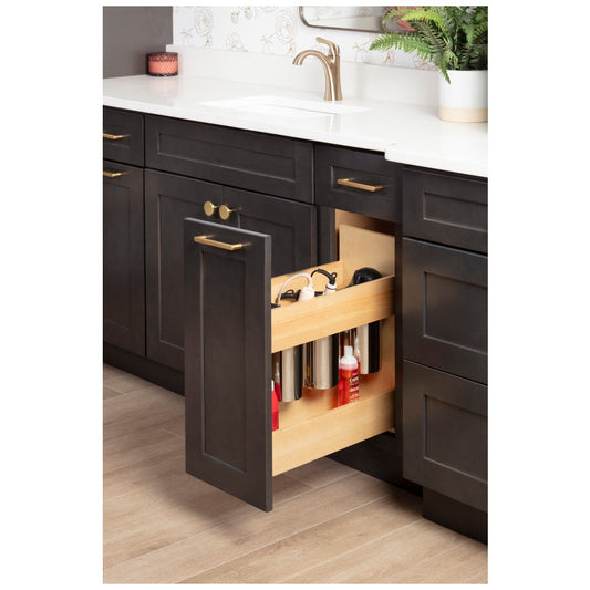 "No Wiggle" Powered Vanity Pullout for Door/Drawer Base Cabinet