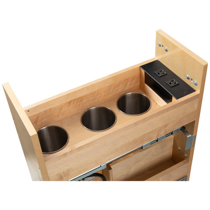 "No Wiggle" Powered Vanity Pullout for Door/Drawer Base Cabinet