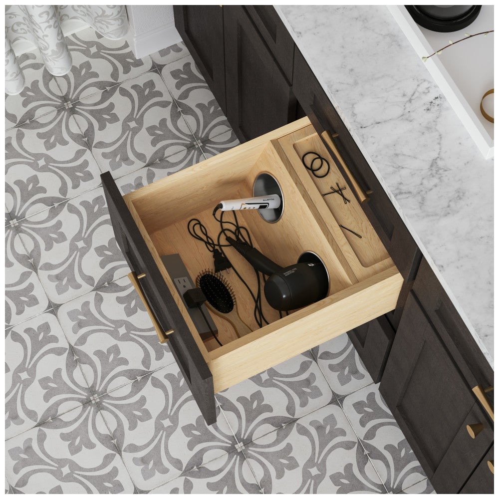 15" Powered Vanity Drawer
