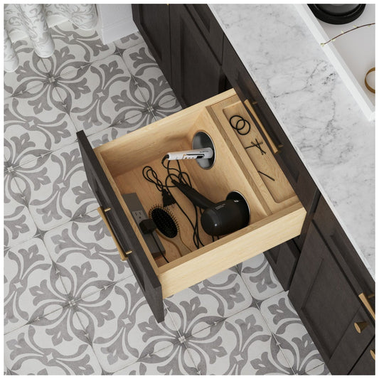 15" Powered Vanity Drawer
