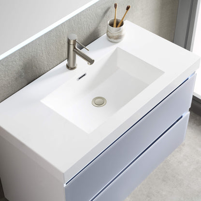 Pop Up Drain Stopper for Bathroom with Overflow - Small Cover