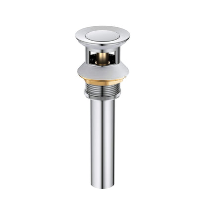 Pop Up Drain Stopper for Bathroom with Overflow - Small Cover