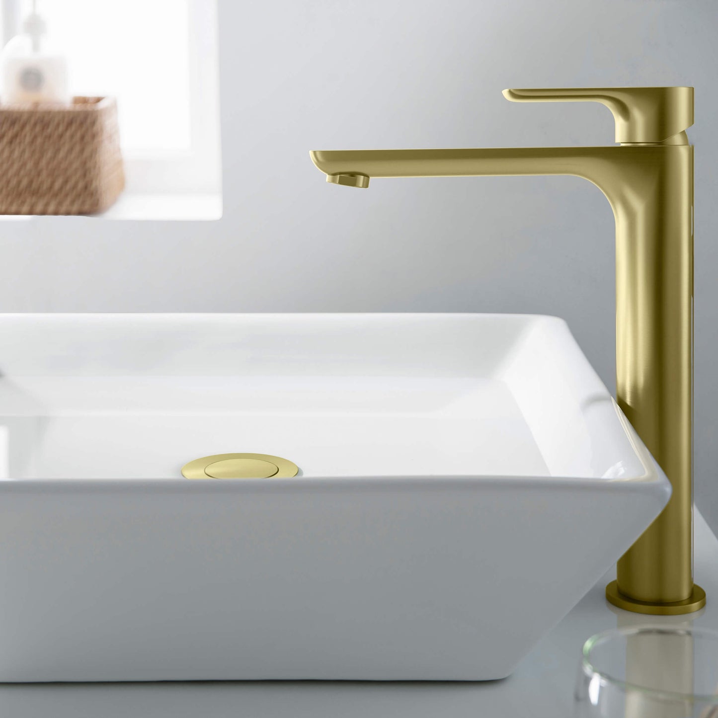 Pop Up Drain Stopper for Bathroom without Overflow - Small Cover