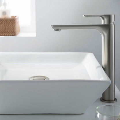 Pop Up Drain Stopper for Bathroom without Overflow - Small Cover