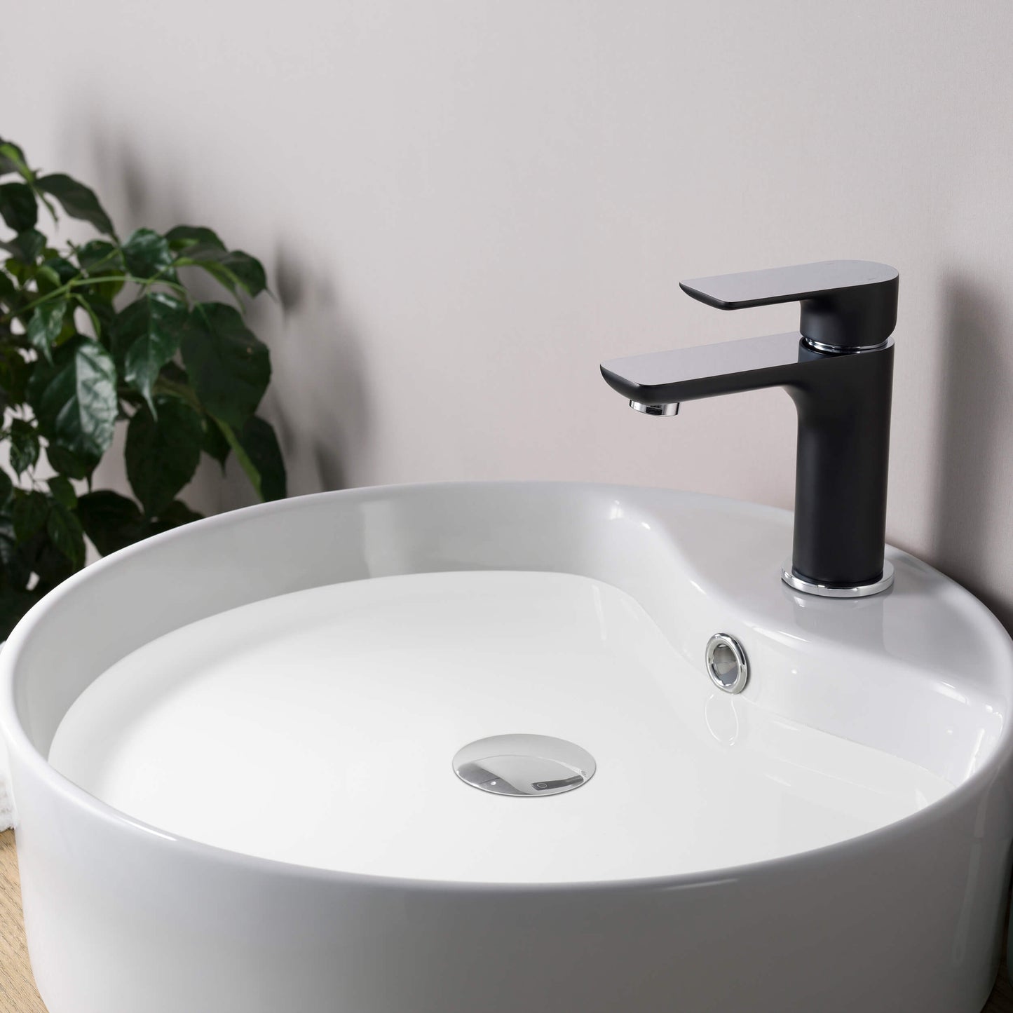 Pop Up Drain Stopper for Bathroom with Overflow - Full Cover