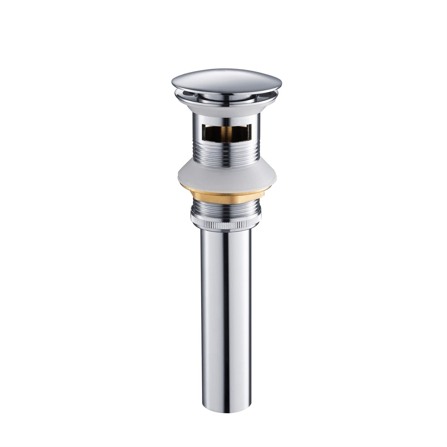 Pop Up Drain Stopper for Bathroom with Overflow - Full Cover