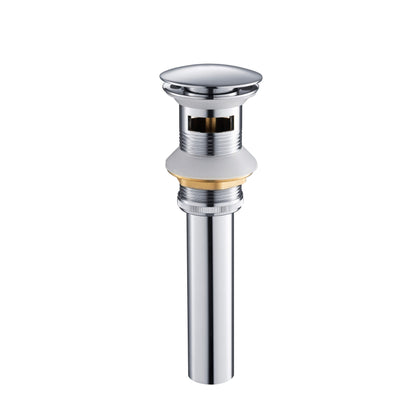 Pop Up Drain Stopper for Bathroom with Overflow - Full Cover