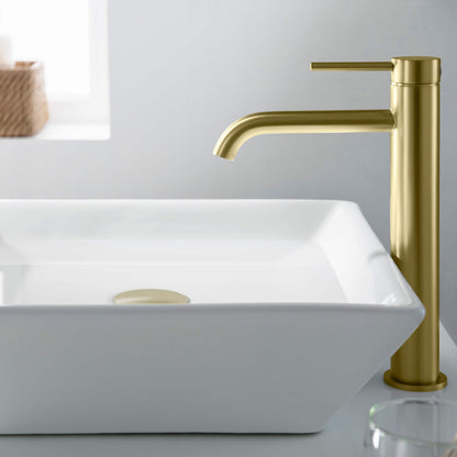 Pop Up Drain Stopper for Bathroom without Overflow - Full Cover