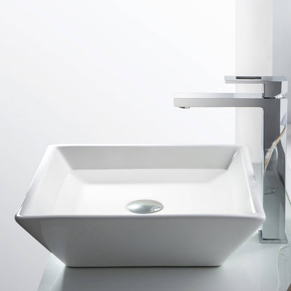 Pop Up Drain Stopper for Bathroom without Overflow - Full Cover