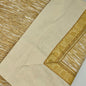 Shiny Gold Upcycled Sari Tree Skirt with Canvas
