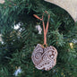 Hand Carved Fish Wooden Block Ornament