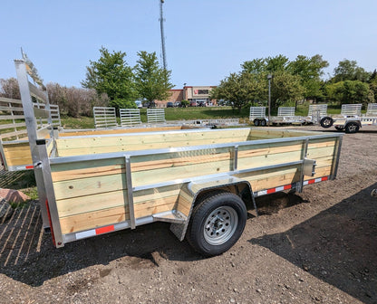 Silver Ox 5x8 Single Axle Woodside Trailer
