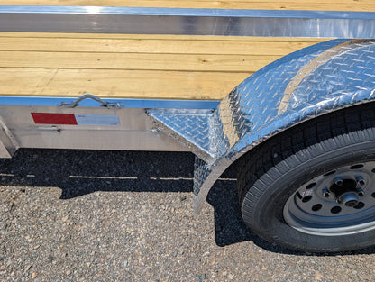 Silver Ox 7x14 Tandem Axle Aluminum Utility Trailer