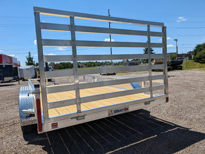 Silver Ox 7x14 Tandem Axle Aluminum Utility Trailer