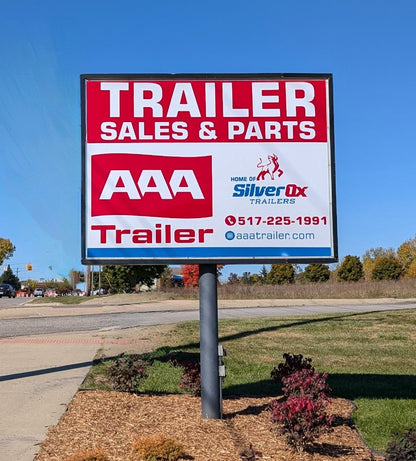 Silver Ox 7x14 Single Axle Aluminum Utility Trailer with DoveTail