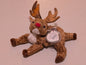 Rudolph the Reindeer - Ty Beanie Baby (Brown, White, 1998, Plush Toy, MWMT, Stuffed Animal, Vintage, Retired, Plushie)