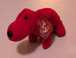 Clifford the Dog - Ty Beanie Baby (Red, 2001, Plush Toy, MWMT, Stuffed Animal, Vintage, Retired, Plushie)