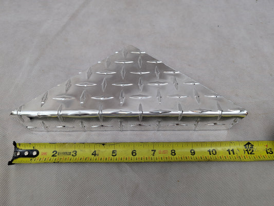 Aluminum Trailer Fender Step Plate Diamond Plate - Weld On