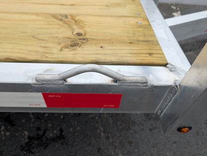 Silver Ox 6X10 Aluminum Utility Trailer with Folding Ramp Gate