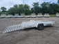 Aluma 7712HSLR 6.5x12 All Aluminum Utility w Slide Out Ramp 37033