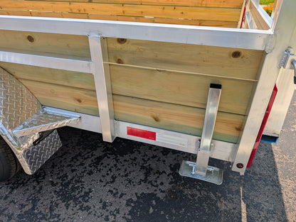 Silver Ox 7x16 Tandem Axle 18" High Woodside Trailer w HD Package