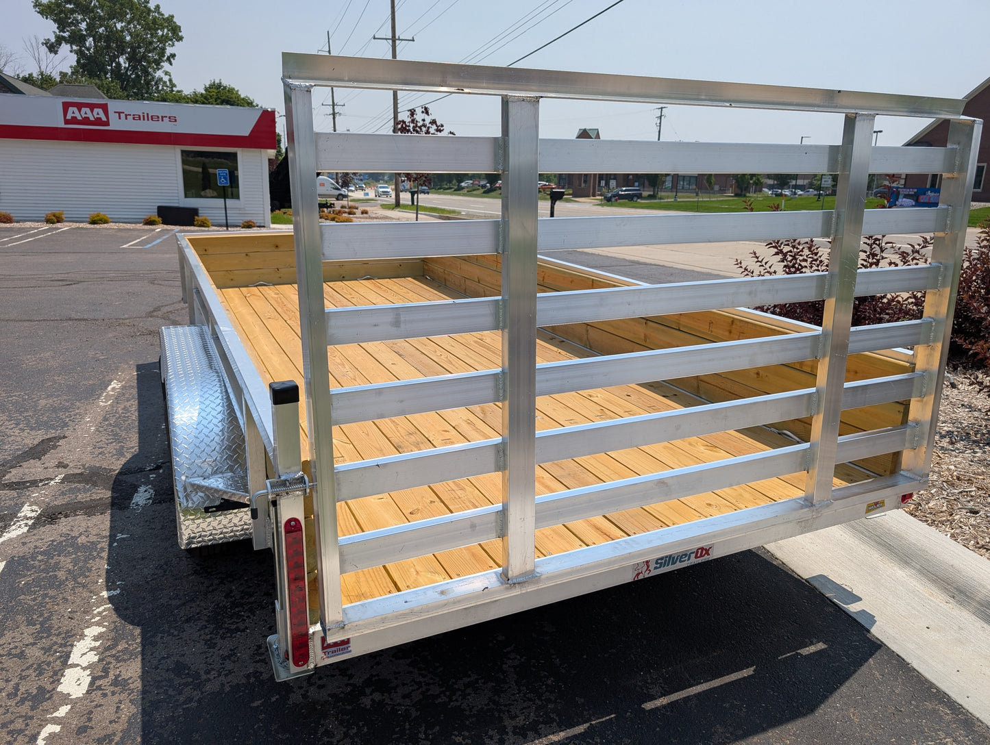 Silver Ox 7x16 Tandem Axle 18" High Woodside Trailer w HD Package