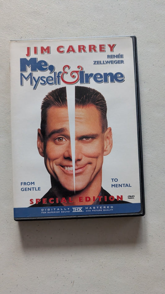 Me, Myself & Irene (DVD, 2000, R) Jim Carrey, RenÃ©e Zellweger