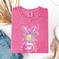 Painted Pastel Bunny, Easter, Bunny, Jesus, Rabbit, Holiday Tshirt Comfort Colors T-Shirt