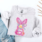 Painted Pastel Bunny, Easter, Bunny, Jesus, Rabbit, Holiday Sweatshirt