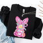 Painted Pastel Bunny, Easter, Bunny, Jesus, Rabbit, Holiday Sweatshirt