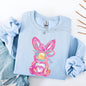 Painted Pastel Bunny, Easter, Bunny, Jesus, Rabbit, Holiday Sweatshirt