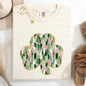 Painted, Faux Glitter, St Patrick's Day, Shamrock, Clover, Lucky, Leprechaun Tshirt Comfort Colors T-Shirt
