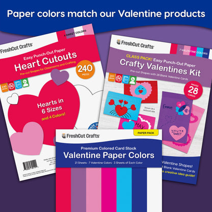 Valentine Paper Colors