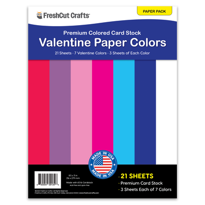 Valentine Paper Colors