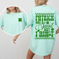 Patrick Was A Saint, But I Ain't, St Patrick's Day, Shamrock, Clover, Lucky, Leprechaun Tshirt Comfort Colors T-Shirt