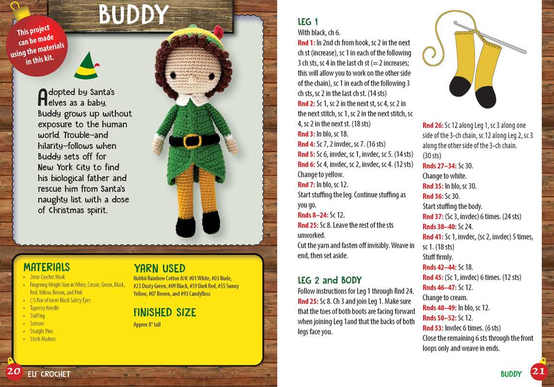 Elf Crochet Kit- Box Kit