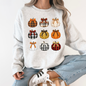 Patterned Pumpkins, Classic, Halloween, Fall, Autumn Sweatshirt